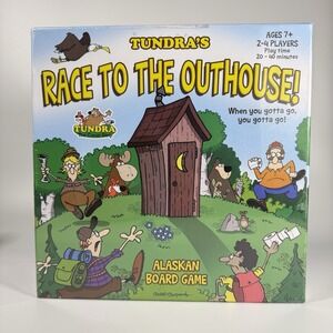 Rare - Tundra Games - Race To The Outhouse - New Sealed Tundra Comics
